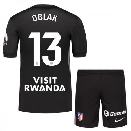Atlético Madrid Oblak 13 Målmand Børn 2025-26 Sort - Fodboldtrøjer (S/S) Atlético Madrid Oblak 13 Målmand Børn 2025-26 Sort - Fodboldtrøjer (S/S)